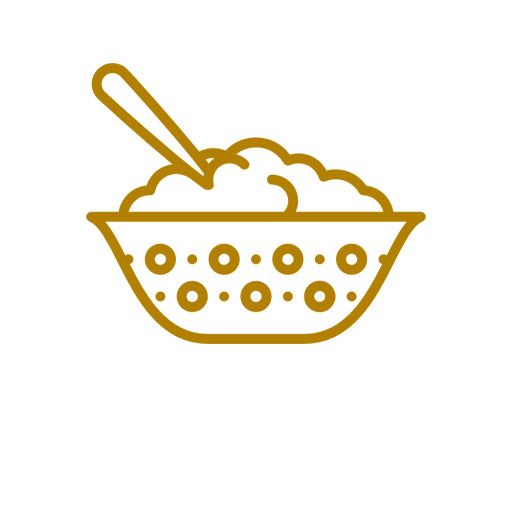 Blend of quinoa, brown rice, and pea